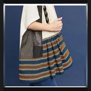 NEW!!! Anthropologie Amit Aggarwal Stripe Swing Kimono Cardigan